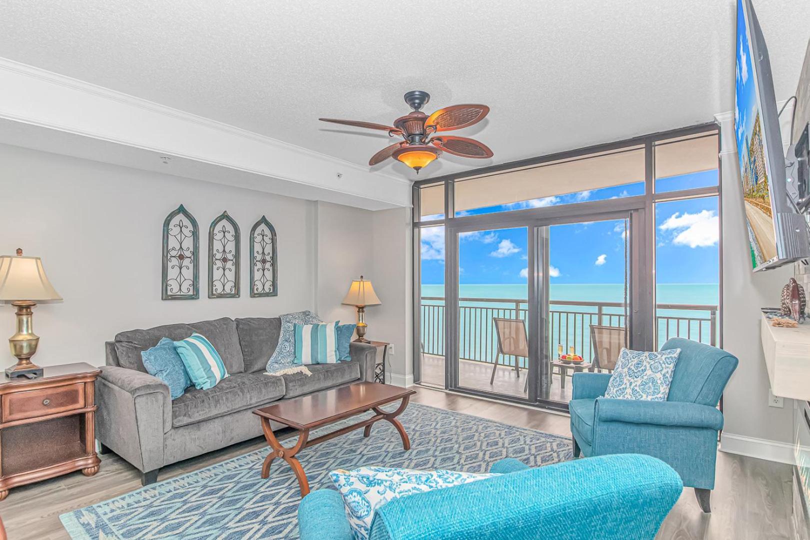 Stunning Double Balcony- Oceanfront 2 Bedroom, 2 Bath- Anderson Ocean Club 905 Myrtle Beach Exterior photo