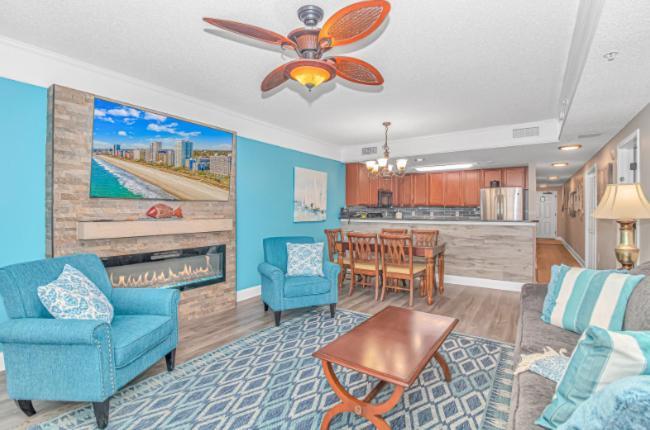 Stunning Double Balcony- Oceanfront 2 Bedroom, 2 Bath- Anderson Ocean Club 905 Myrtle Beach Exterior photo