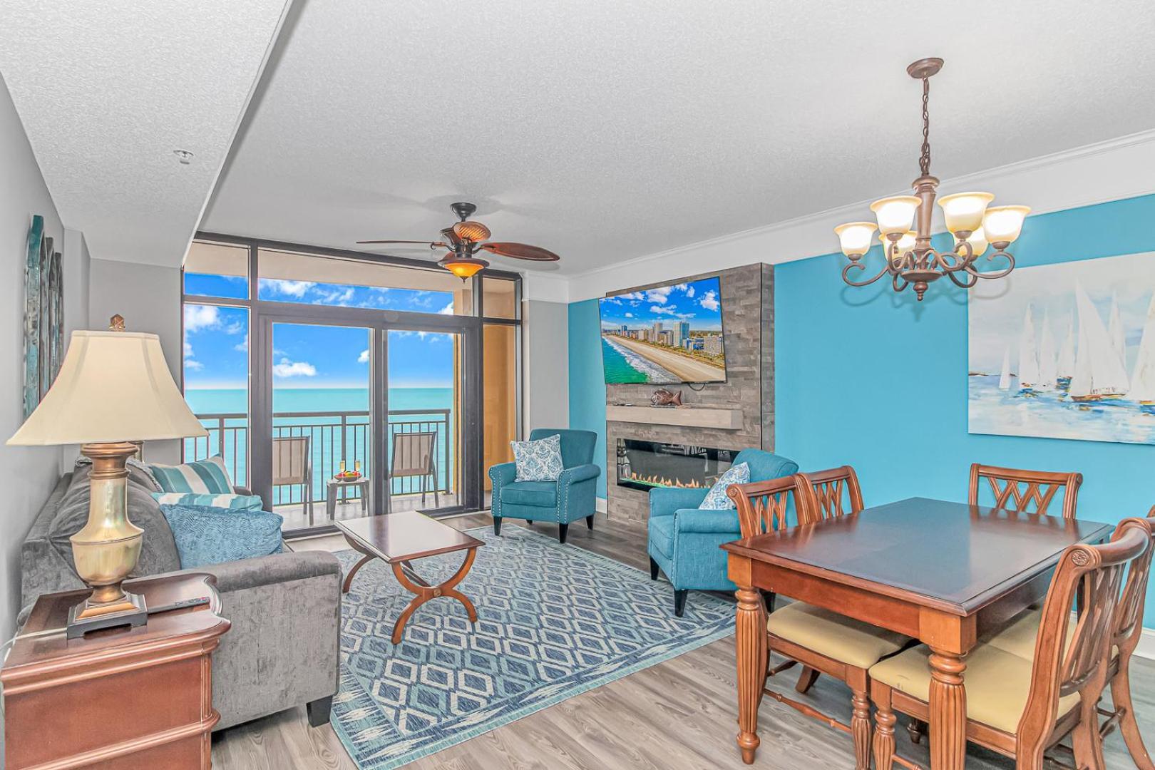Stunning Double Balcony- Oceanfront 2 Bedroom, 2 Bath- Anderson Ocean Club 905 Myrtle Beach Exterior photo