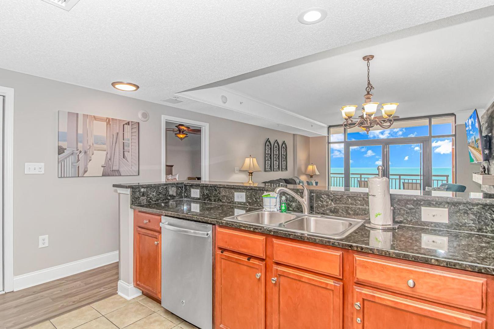 Stunning Double Balcony- Oceanfront 2 Bedroom, 2 Bath- Anderson Ocean Club 905 Myrtle Beach Exterior photo